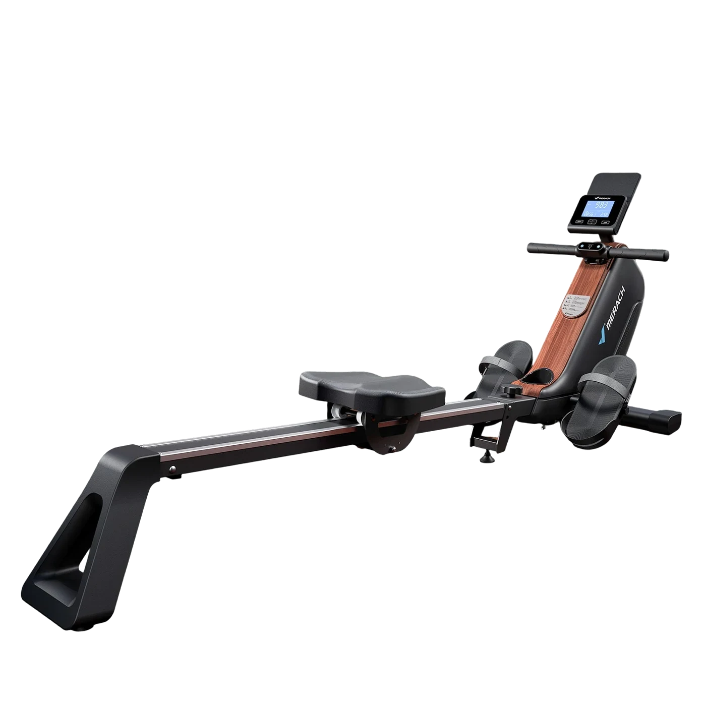 MERACH MR-R15B1-EU, svart magnetroddmaskin